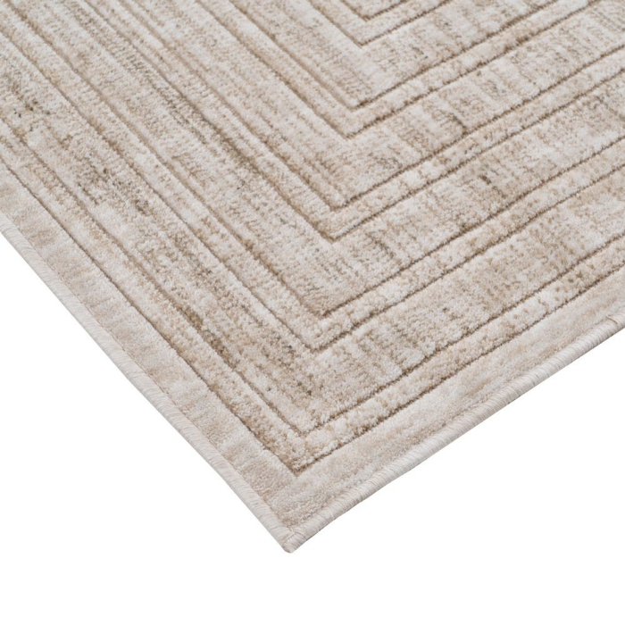 Covor geometric din poliester reciclat cu efect de relief [2]