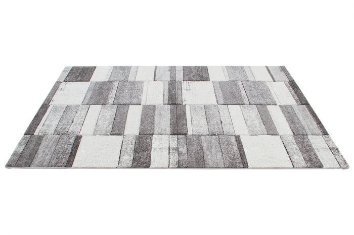 Covor geometric contemporan gri-alb|Covoare moderne premium [4]
