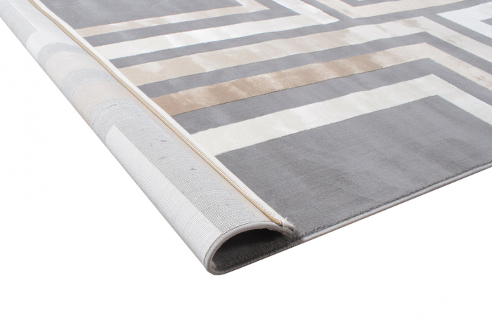 Covor modern geometric gri|Covoare contemporane premium [6]