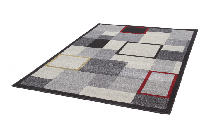 Covor geometric tricolor Casa|Covoare moderne contemporane [2]