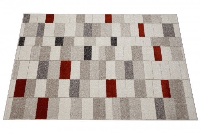 Covor modern geometric ivory|Covoare moderne premium [3]
