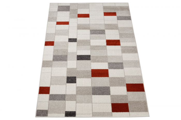 Covor modern geometric ivory|Covoare moderne premium [2]