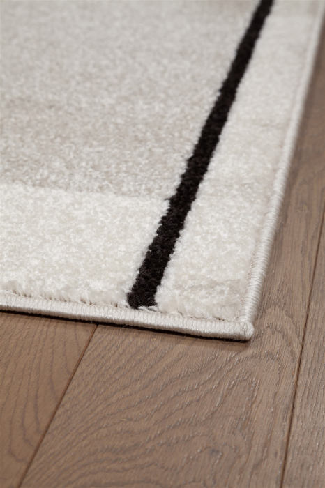 Covor modern geometric ivory ruginiu|Covoare moderne premium [7]