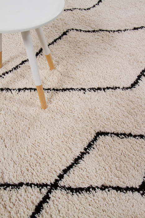 Covor berber geometric alb|Covoare moderne premium [6]
