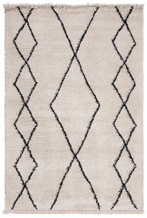 Covor berber geometric alb|Covoare moderne premium [1]