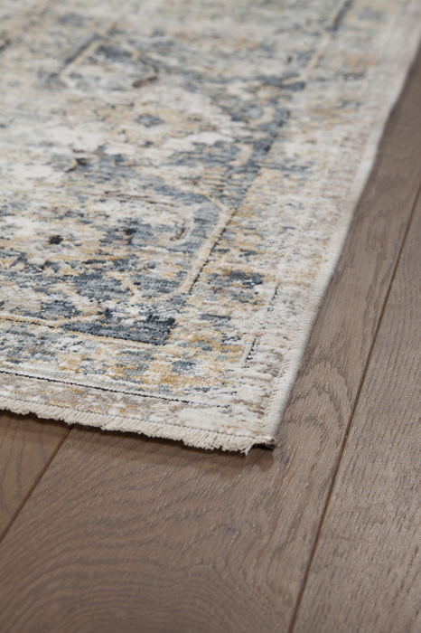 Covor vintage modern gri albastru|Covoare versatile premium [4]