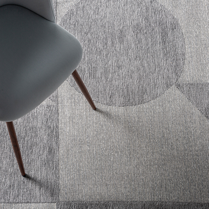 Covor geometric gri|Covoare birou moderne [4]