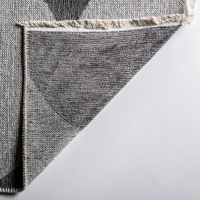 Covor geometric gri|Covoare birou moderne [5]