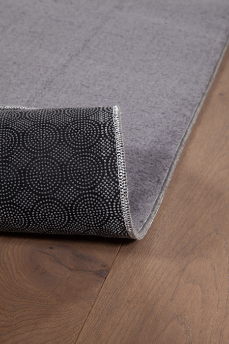 Covor modern minimalist gri inchis|Covoare pufoase premium [5]