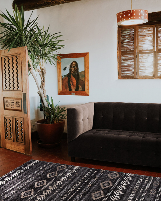 Covor tribal montan nuante inchise|Covoare moderne premium [8]