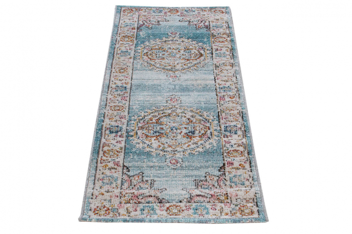 Covor clasic oriental albastru deschis|Covoare versatile premium [10]