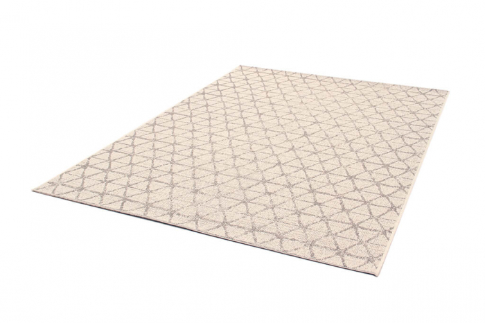 Covor geometric sampanie-taupe Veranda|Covoare interior-exterior [4]