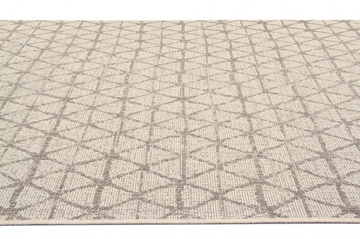 Covor geometric sampanie-taupe Veranda|Covoare interior-exterior [3]