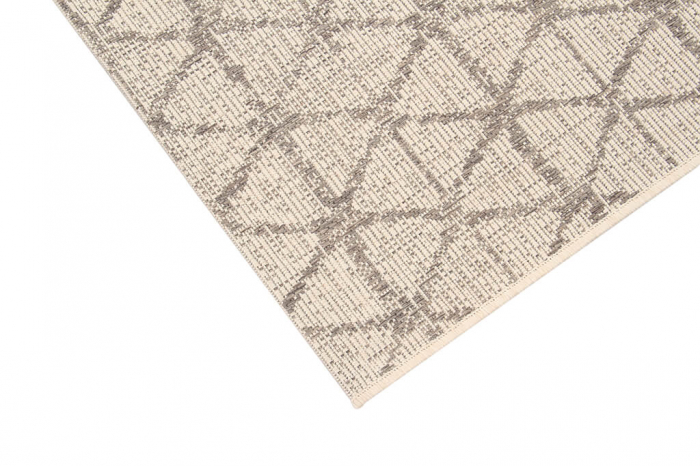 Covor geometric sampanie-taupe Veranda|Covoare interior-exterior [2]