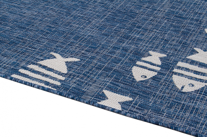 Covor modern marin albastru|Covoare versatile premium [5]