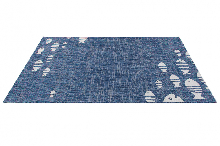 Covor modern marin albastru|Covoare versatile premium [4]