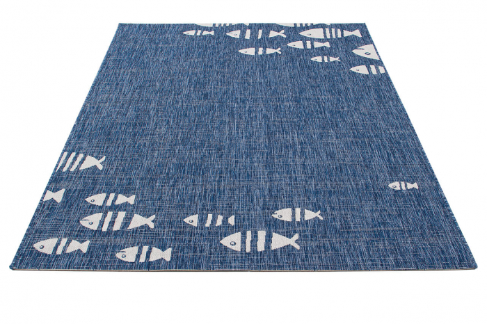 Covor modern marin albastru|Covoare versatile premium [2]