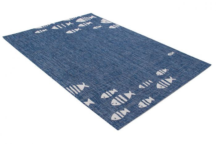 Covor modern marin albastru|Covoare versatile premium [3]