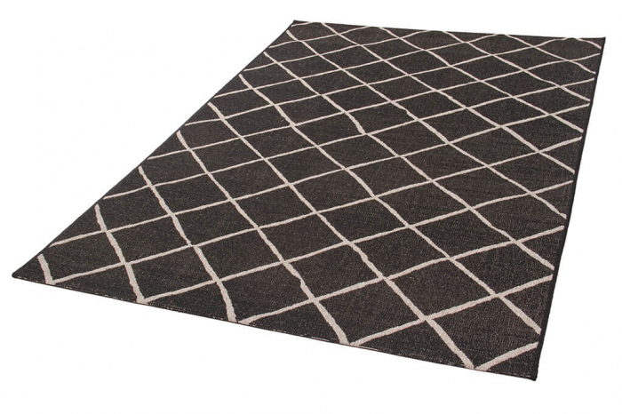 Covor rustic negru-argintiu Veranda|Covoare interior-exterior [2]