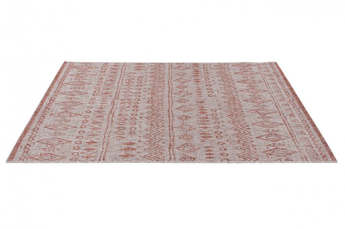 Covor etnic modern teracota|Covoare versatile premium [4]