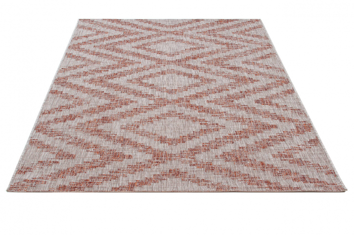Covor etnic modern teracota|Covoare versatile premium [2]