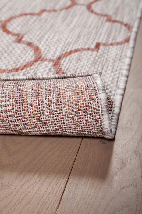 Covor rustic modern teracota|Covoare versatile premium [5]
