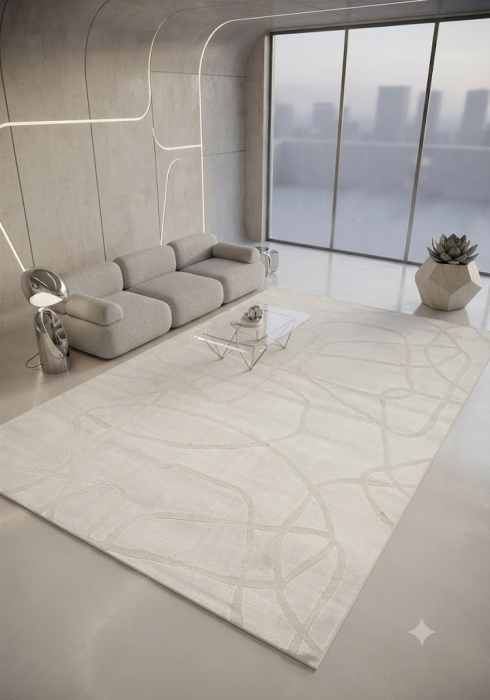 Covor modern futurist ivory|Covoare moderne premium [2]