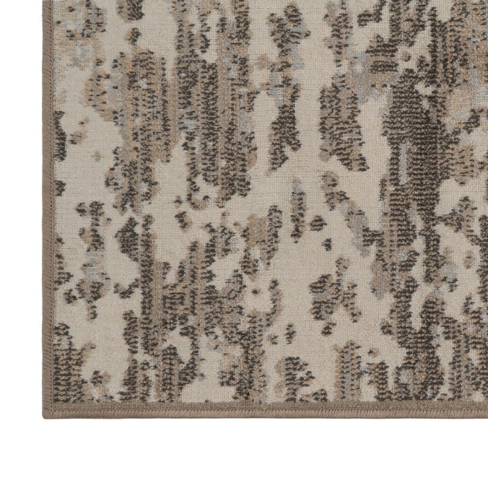 Covor living gri din viscoză cu model abstract la dimensiune mare [4]
