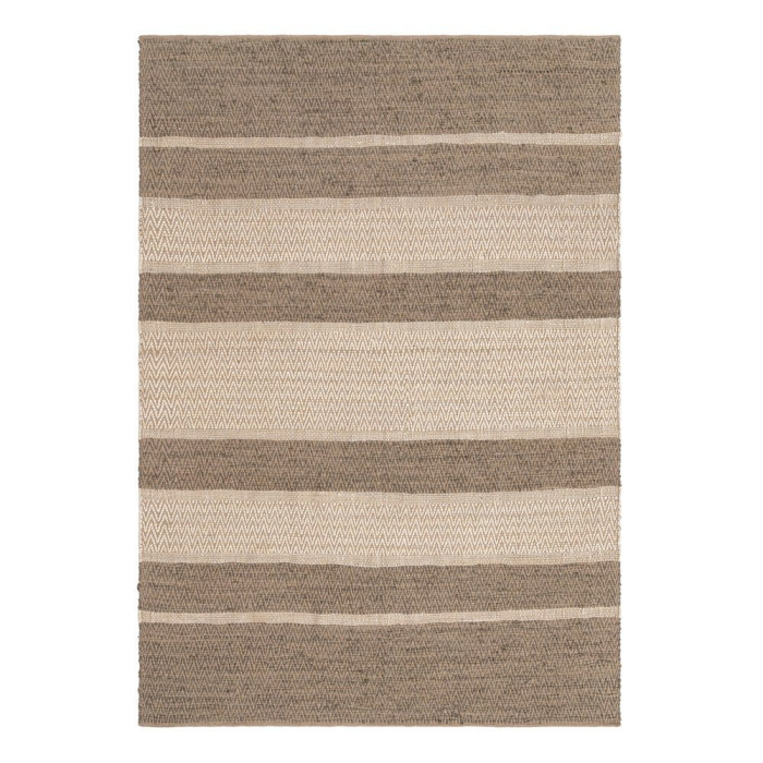 Covor mare din bumbac cu dungi gri-bej 200x300 cm [1]