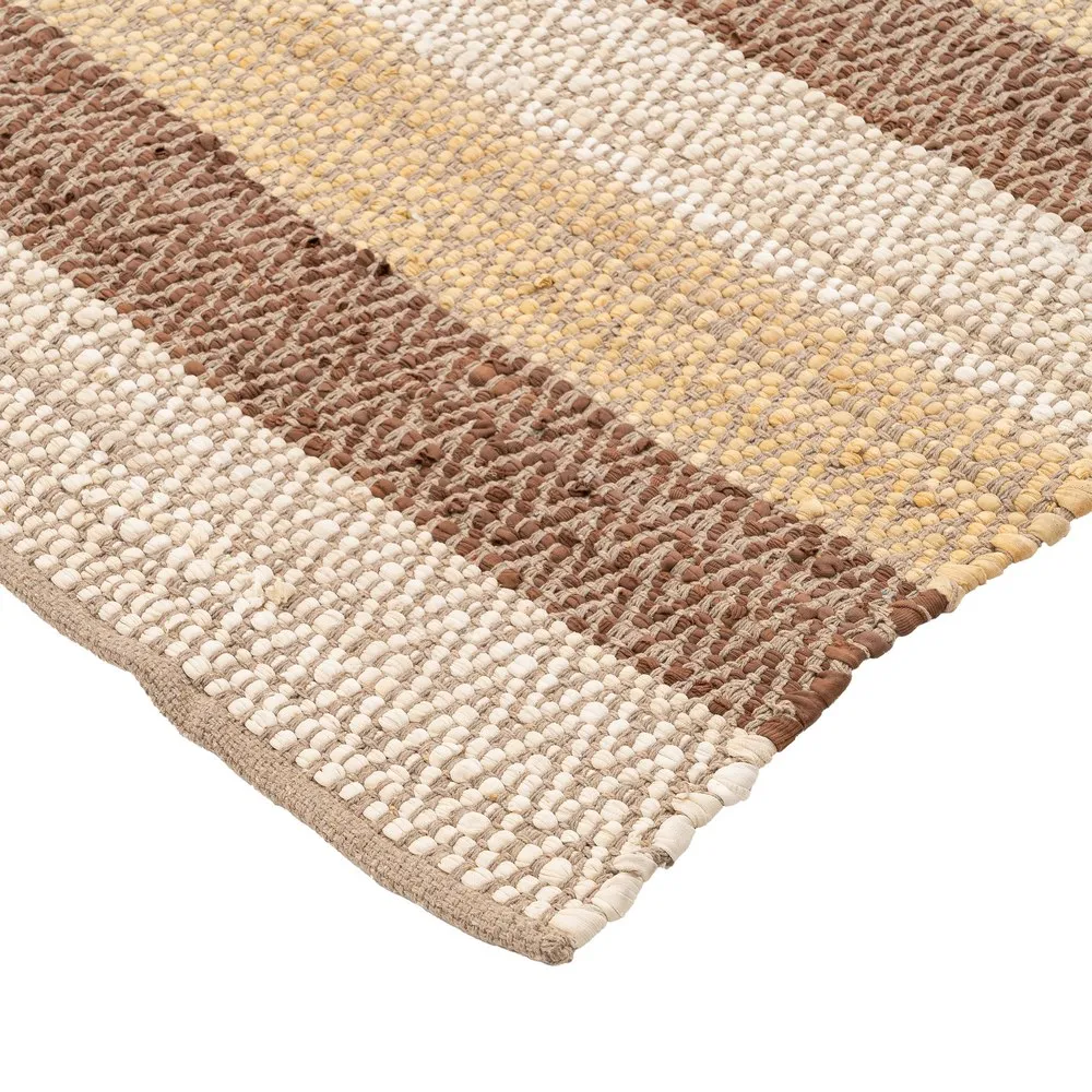 Covor din bumbac cu dungi naturale 200x300 cm [2]