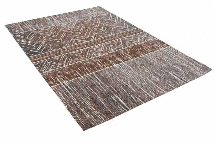 Covor vintage modern maro-alb|Covoare elegante premium [3]