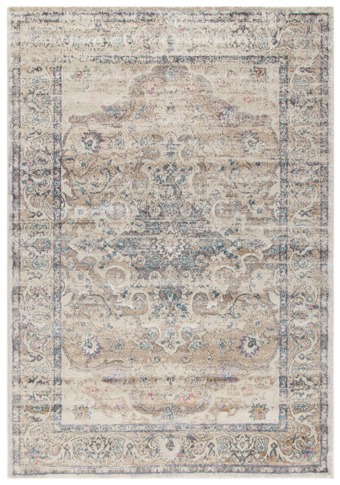 Traversa vintage arabesc alb-bej|Traverse elegante premium [1]