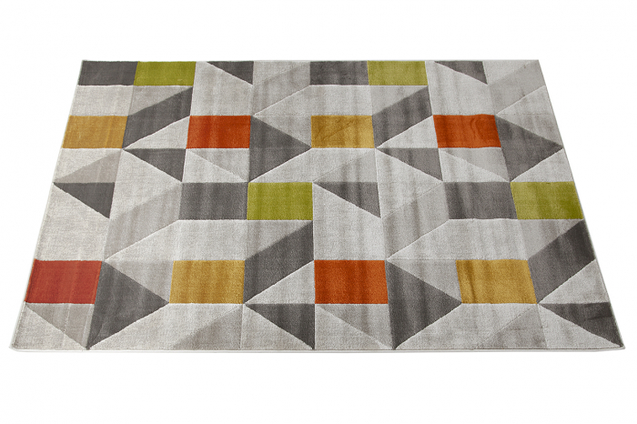 Covor contemporan geometric multicolor|Covoare design premium [7]