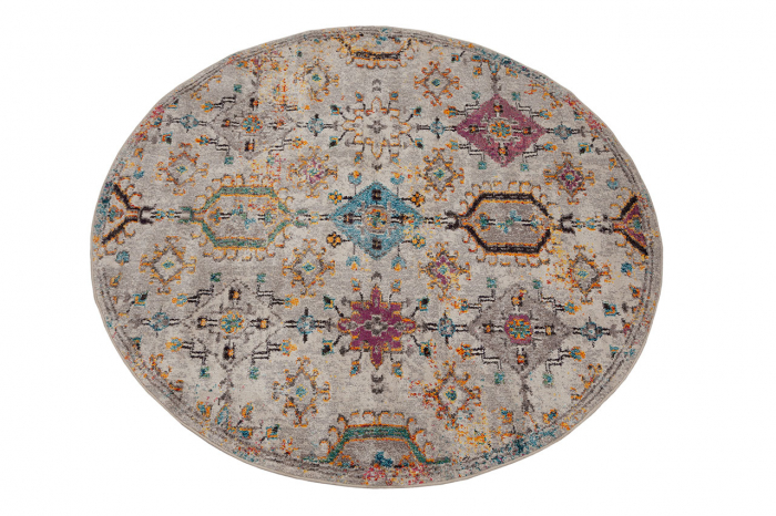 Covor oriental tribal bej multicolor|Covoare versatile premium [3]