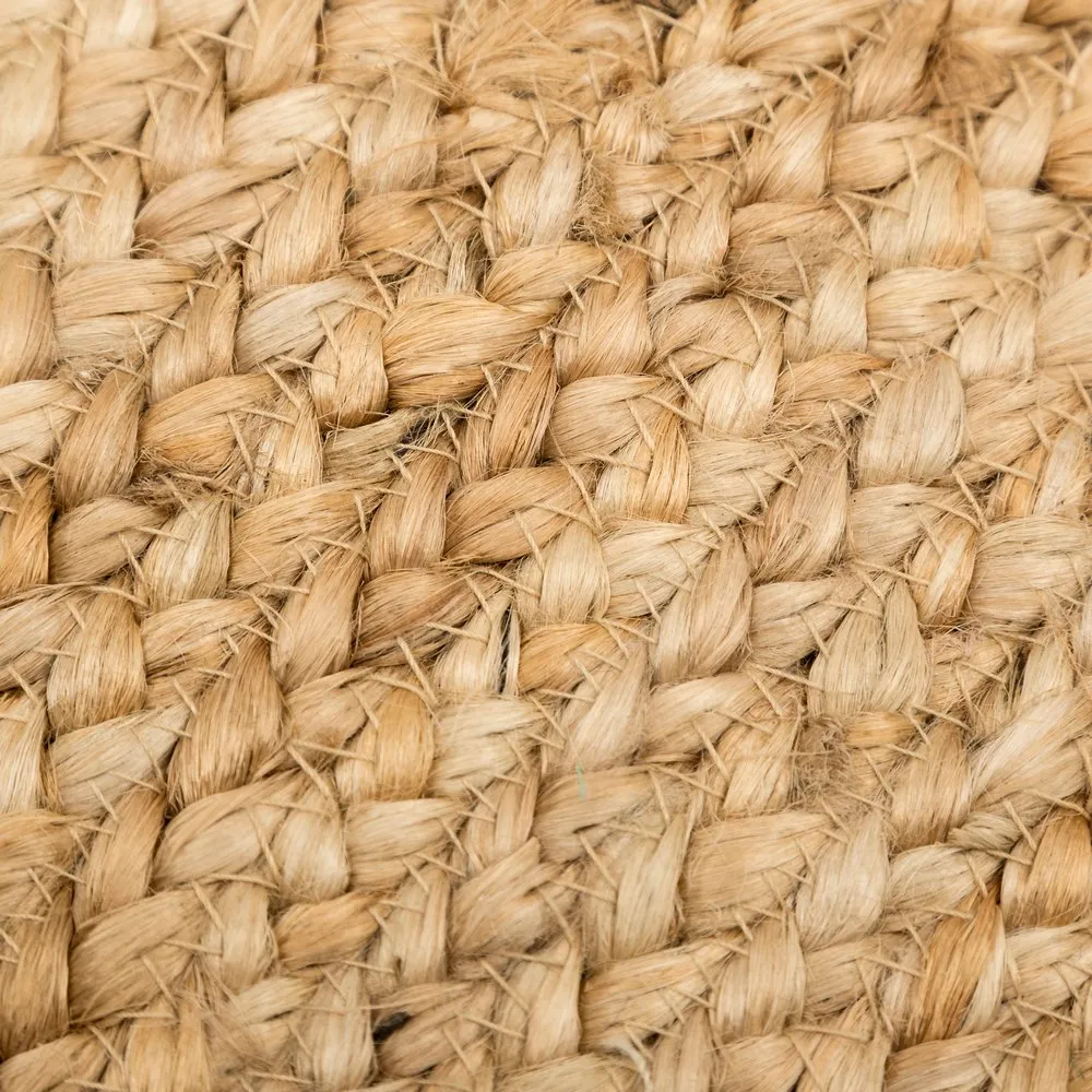 Covor Rotund Mare din Iuta | Covoare Decorative Naturale [4]