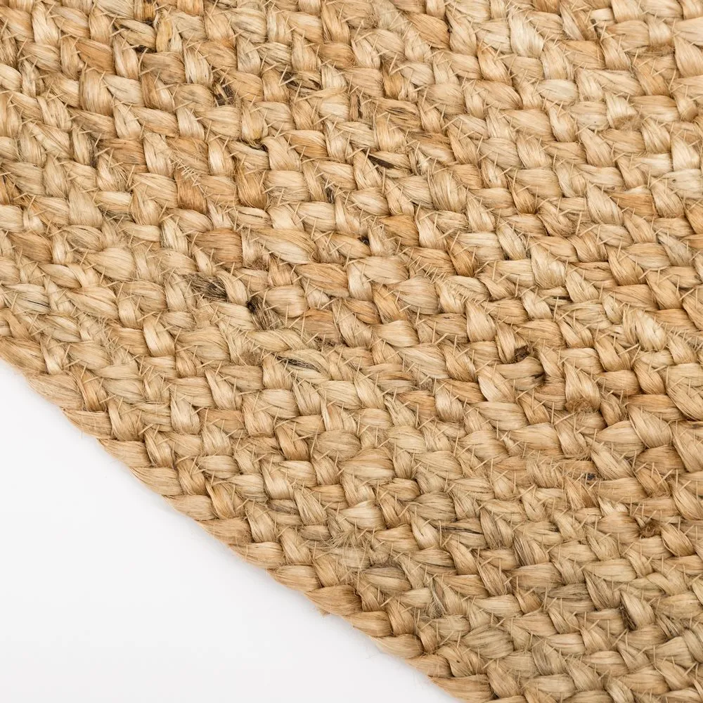 Covor Rotund Mare din Iuta | Covoare Decorative Naturale [2]