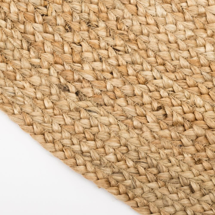 Covor Rotund din Iuta Natural | Covoare Rustice Decorative [3]