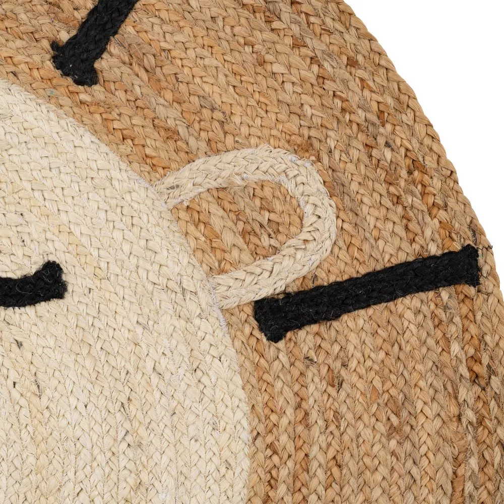 Covor Rotund Camera Copiilor în Formă de Leu, iută| CreativDeco [2]