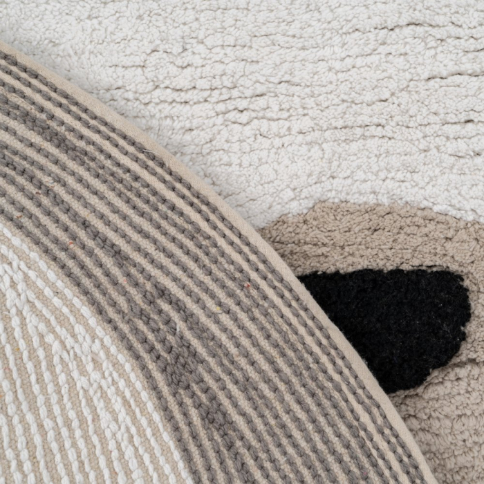Covor rotund bumbac model iepuras|Covoare prietenoase pentru copii [5]