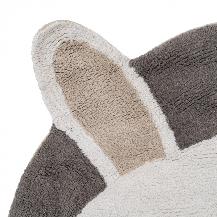 Covor rotund bumbac model iepuras|Covoare prietenoase pentru copii [3]