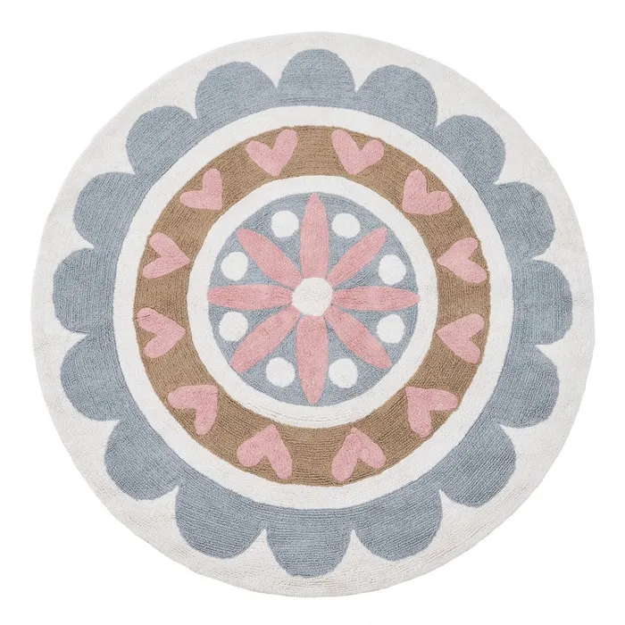 Covor Rotund Mandala din Bumbac | CreativDeco [1]