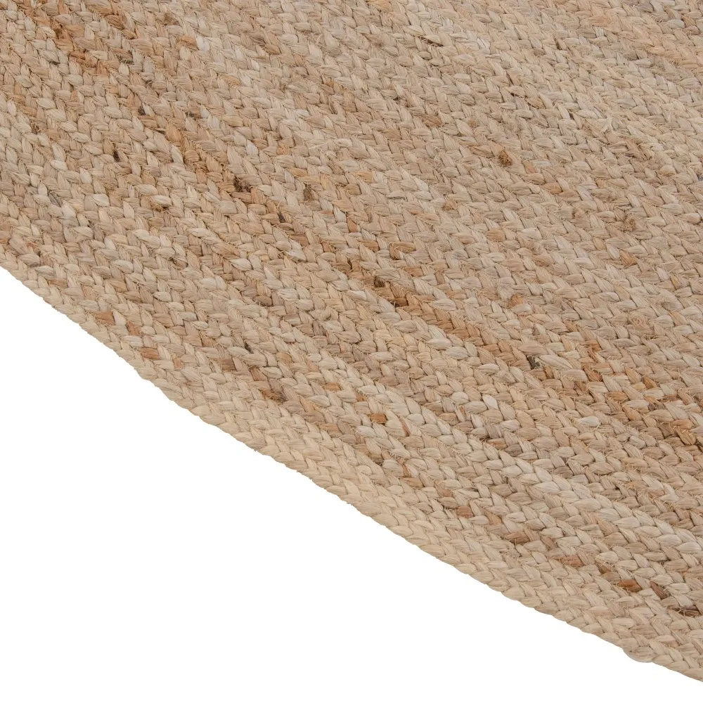 Covor rotund iuta natural | Covoare statement toamna 2024 [5]
