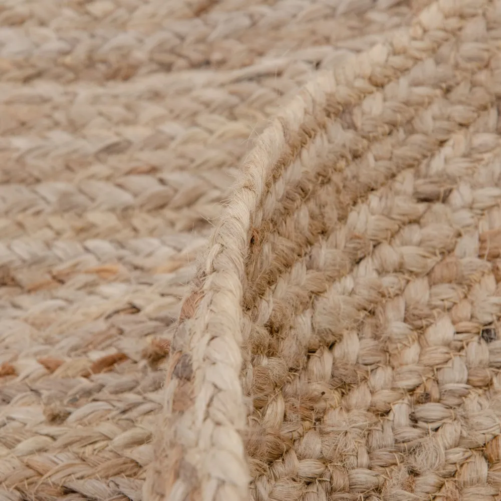 Covor rotund iuta natural | Covoare statement toamna 2024 [2]