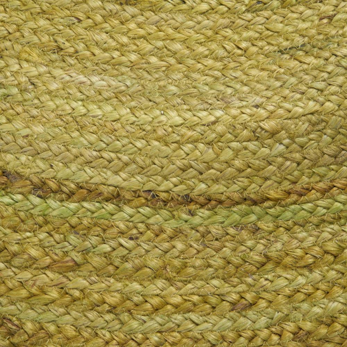 Covor rotund verde iuta | Covoare artizanale eco-friendly [2]