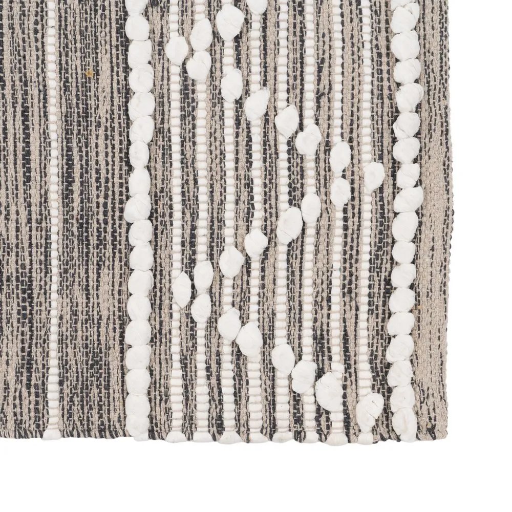Covor Rustic Gri-Alb pentru Living | Covoare Mari Elegante [2]