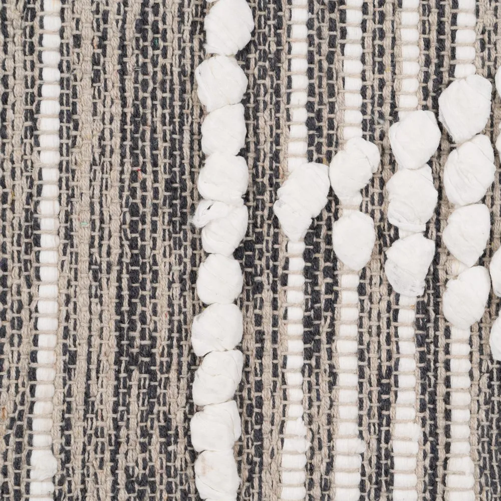Covor Rustic Gri-Alb pentru Living | Covoare Mari Elegante [4]