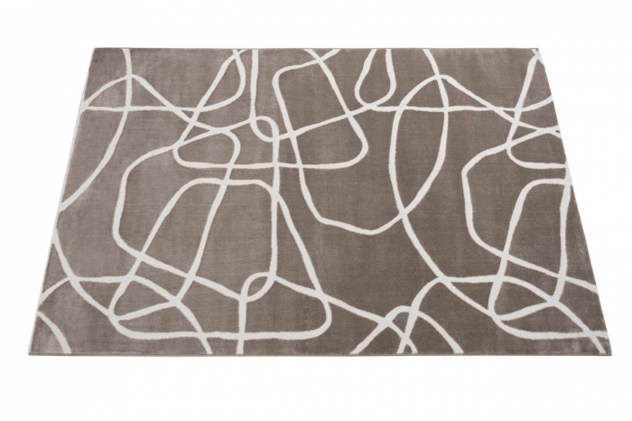Covor modern futurist taupe|Covoare moderne premium [3]