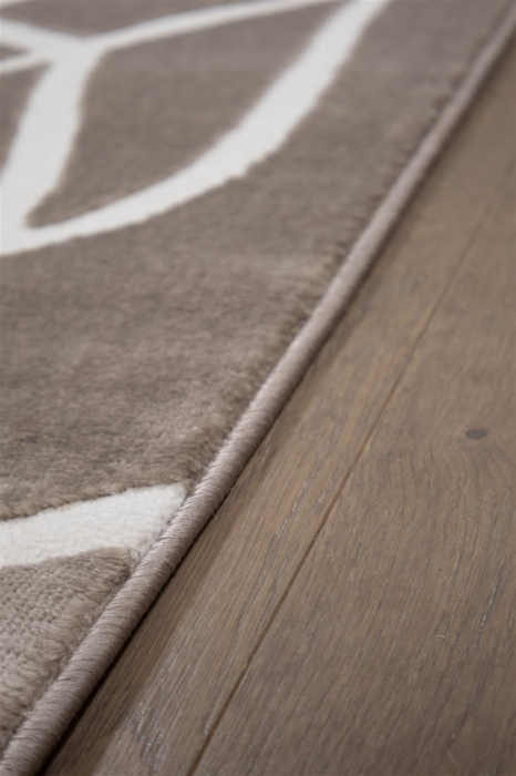 Covor modern futurist taupe|Covoare moderne premium [5]