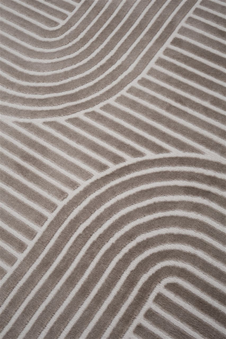 Covor modern futurist taupe|Covoare moderne premium [2]