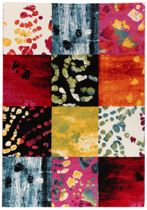Covor modern patrat pentru living|Covoare cu design geometric [1]